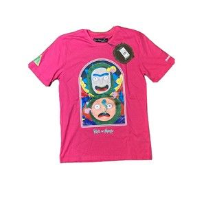 Rick And Morty Infinity Snake T-Shirt Hot Pink Men’s Size Medium RARE COLORWAY